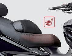 Heated seats for Suzuki Burgman AN650 BJ. 2013-2017