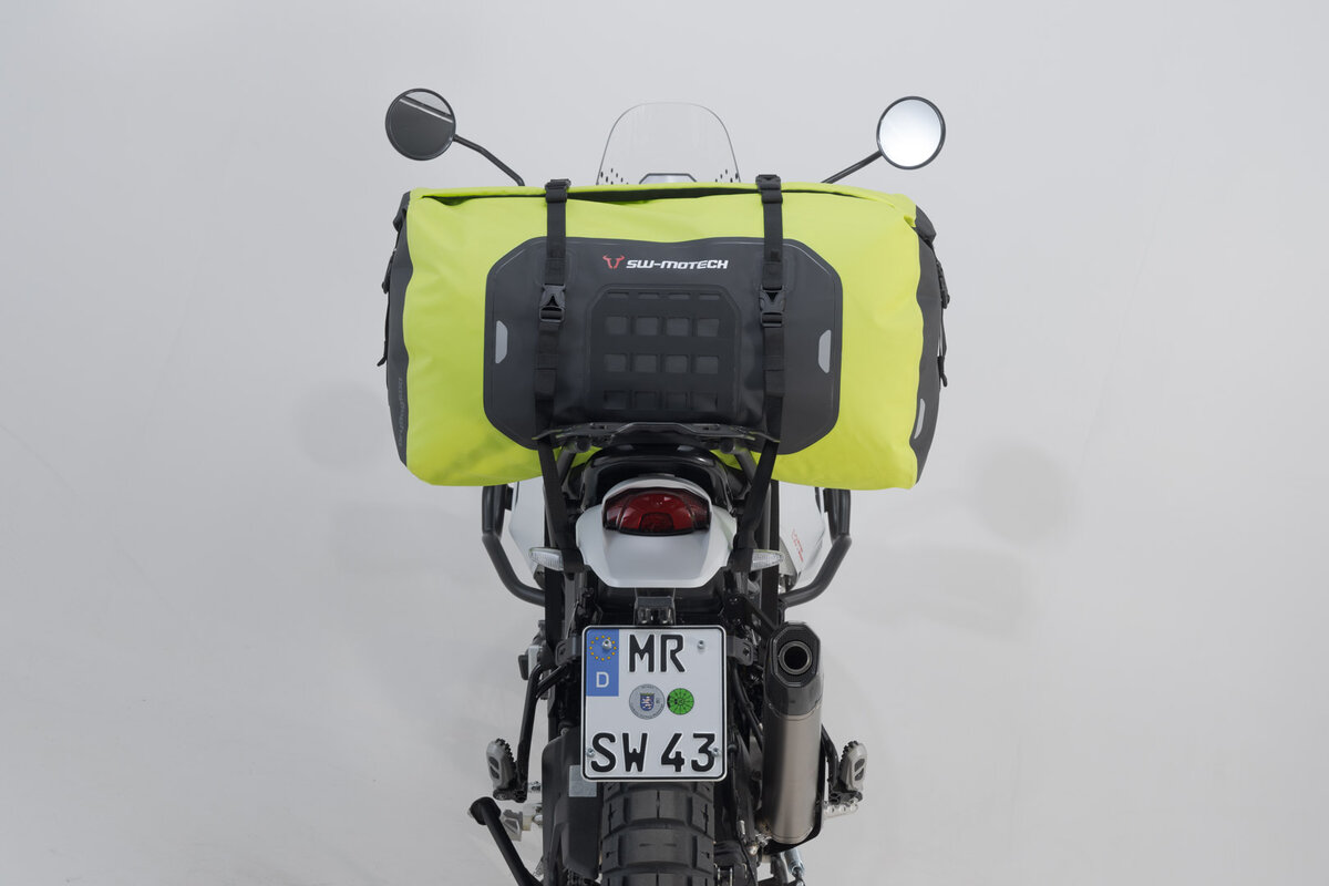 SW-Motech Drybag 600 rear bag for Triumph Tiger 1200 models (22-), signal yellow - SW Motech