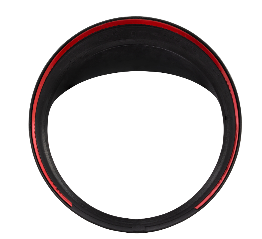 Lamp ring with lampshade for Vespa LX 50-150cc, black matt