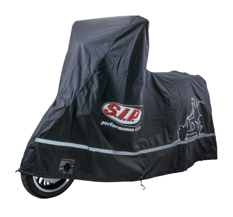 Folding garage outdoor PREMIUM 2.0 for Vespa GTS/GTV/GT, size XL, black