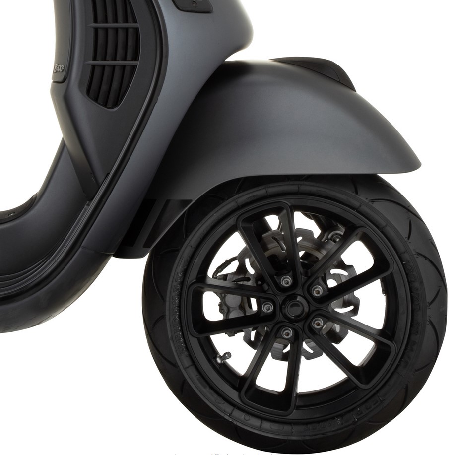 Rim front/rear 13" for Vespa GTS/GTS Super/GTV/GT 60/GT/GT L 125-300cc, black matt