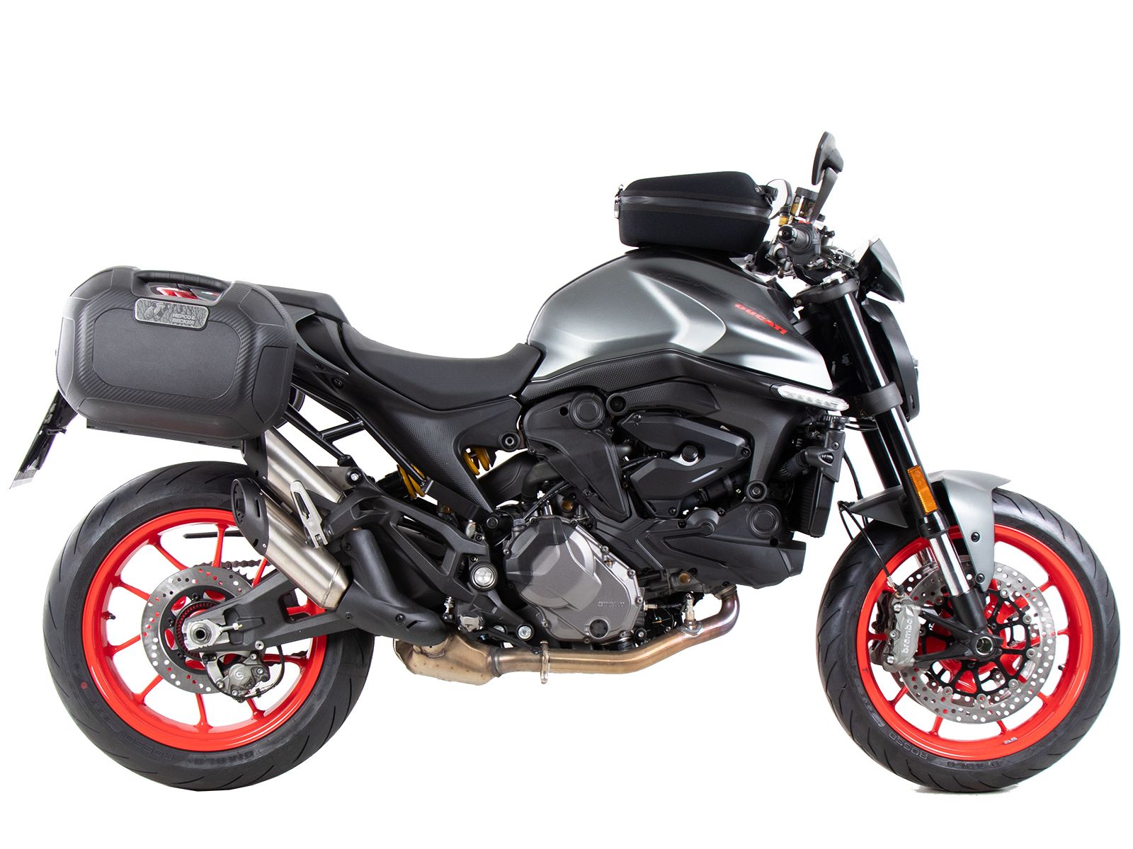 C-Bow side carrier black for Ducati Monster 937 / 937+ (21-) Hepco & Becker