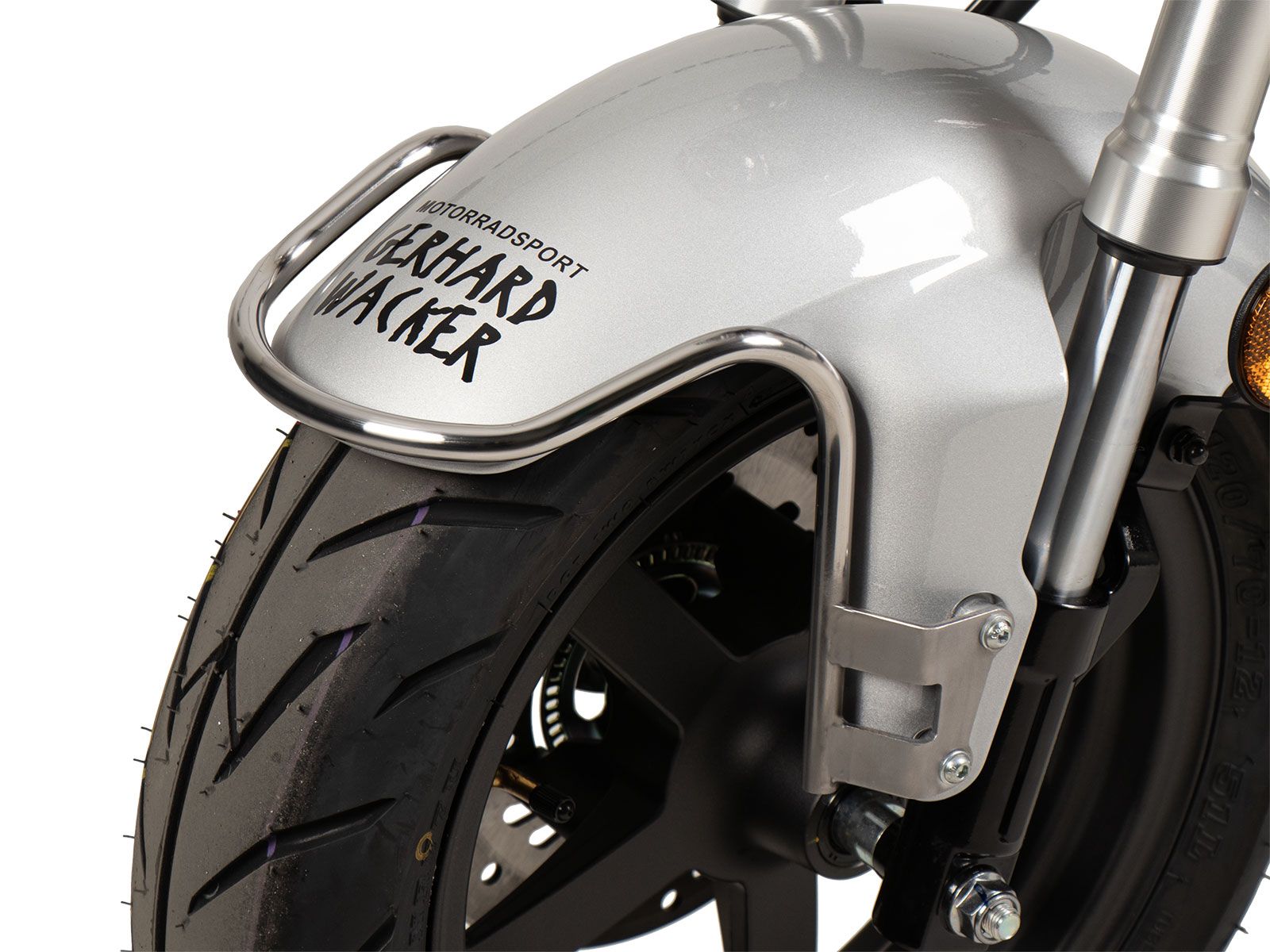 Fender Guard chrome for Honda Dax ST 125 (22-) Hepco & Becker