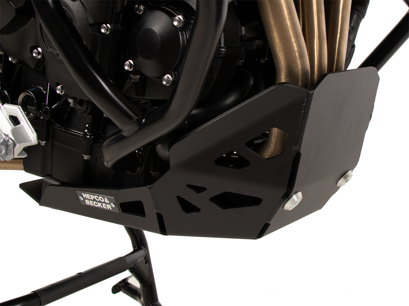Engine protection plate black for Triumph Tiger 900 Rally Pro (24-) Hepco & Becker