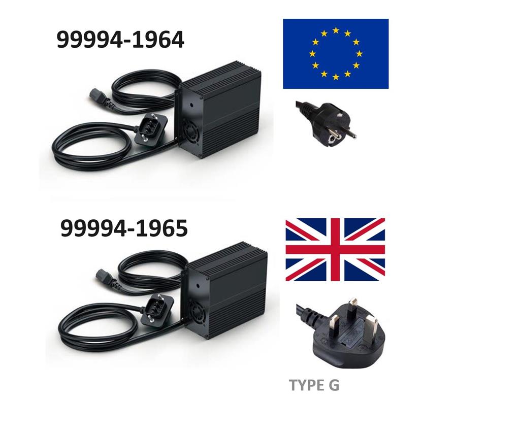 Battery charger (EU plug) for Kawasaki Ninja e-1 / Z e-1 (24-) Original
