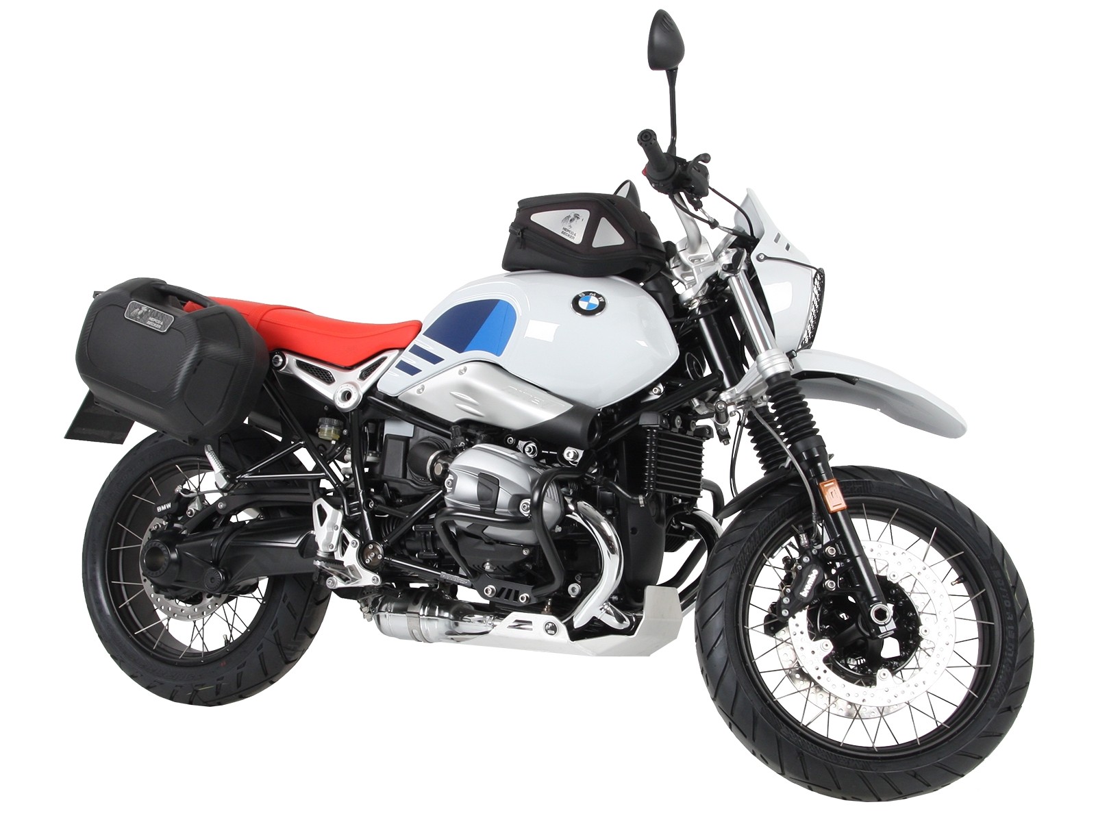 C-Bow side carrier black for BMW R nineT Urban G/S (17-23) Hepco & Becker