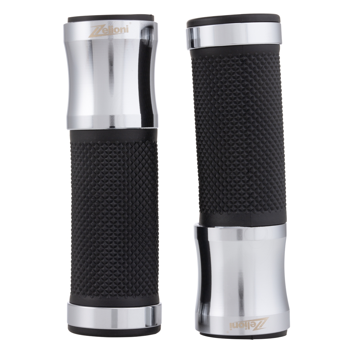 Grips Zelioni chrome for Vespa ET/LX/LXV/S/Primavera/Sprint 50-150ccm
