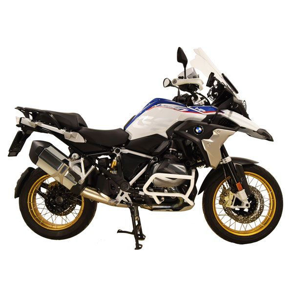 Lower crash bar for BMW R 1250 GS, steel, white