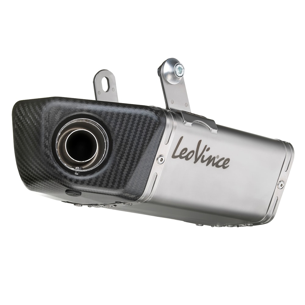 LeoVince exhaust system Underbody Evo 2, Slip On for Kawasaki ER-6n/f / Ninja 650R / Versys 650