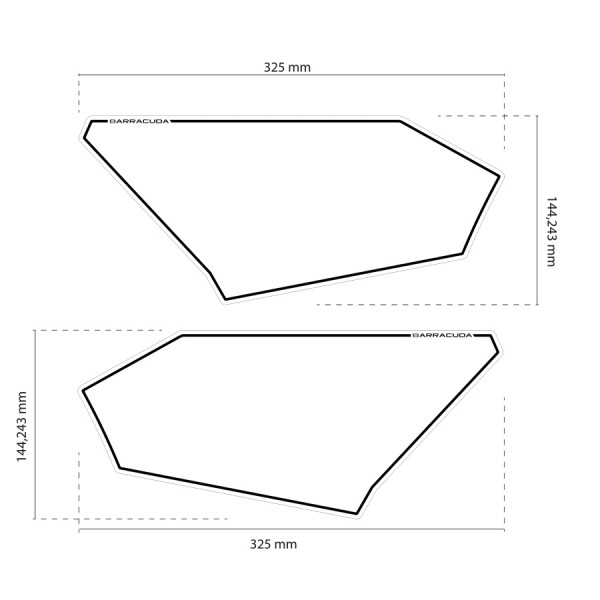 Sticker set for Honda X-ADV (17-20) - Barracuda