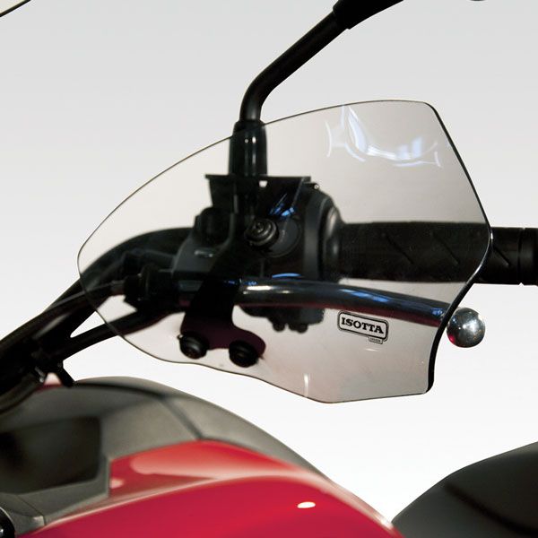Hand protectors for Honda NC 700 X (12-13) / NC 750 X (14-15), slightly tinted, pair