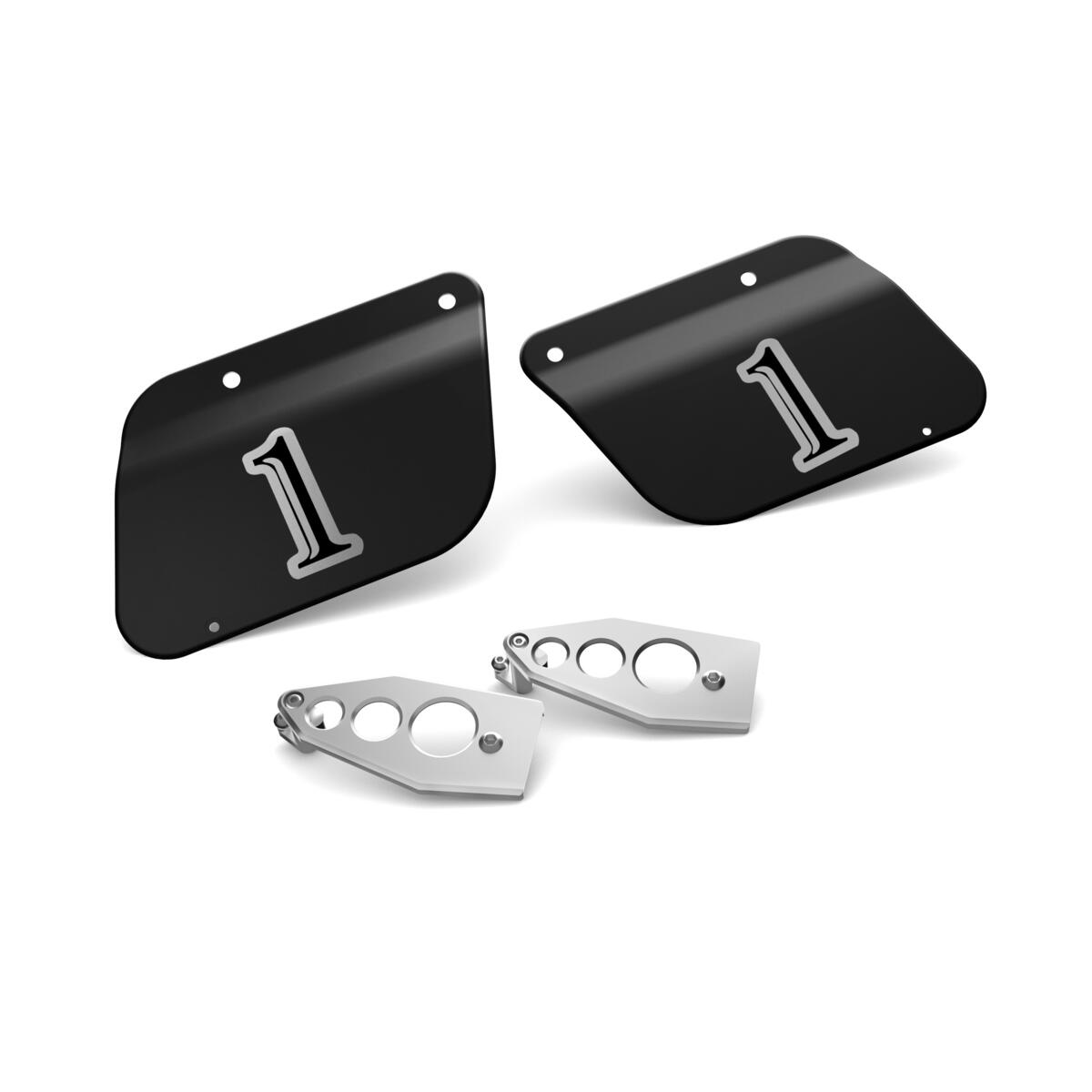 Side start number plates for Yamaha XSR 125 (21-) Original