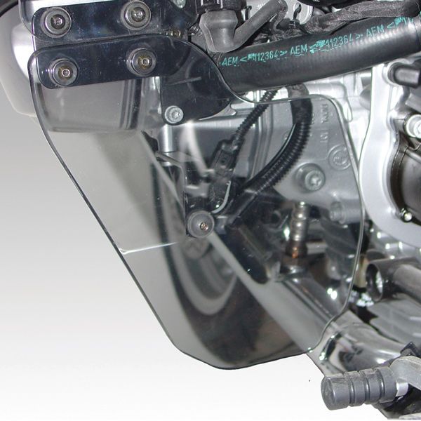 Kit foot protectors + leg protectors for BMW R 1200 GS (04-07), light smoke
