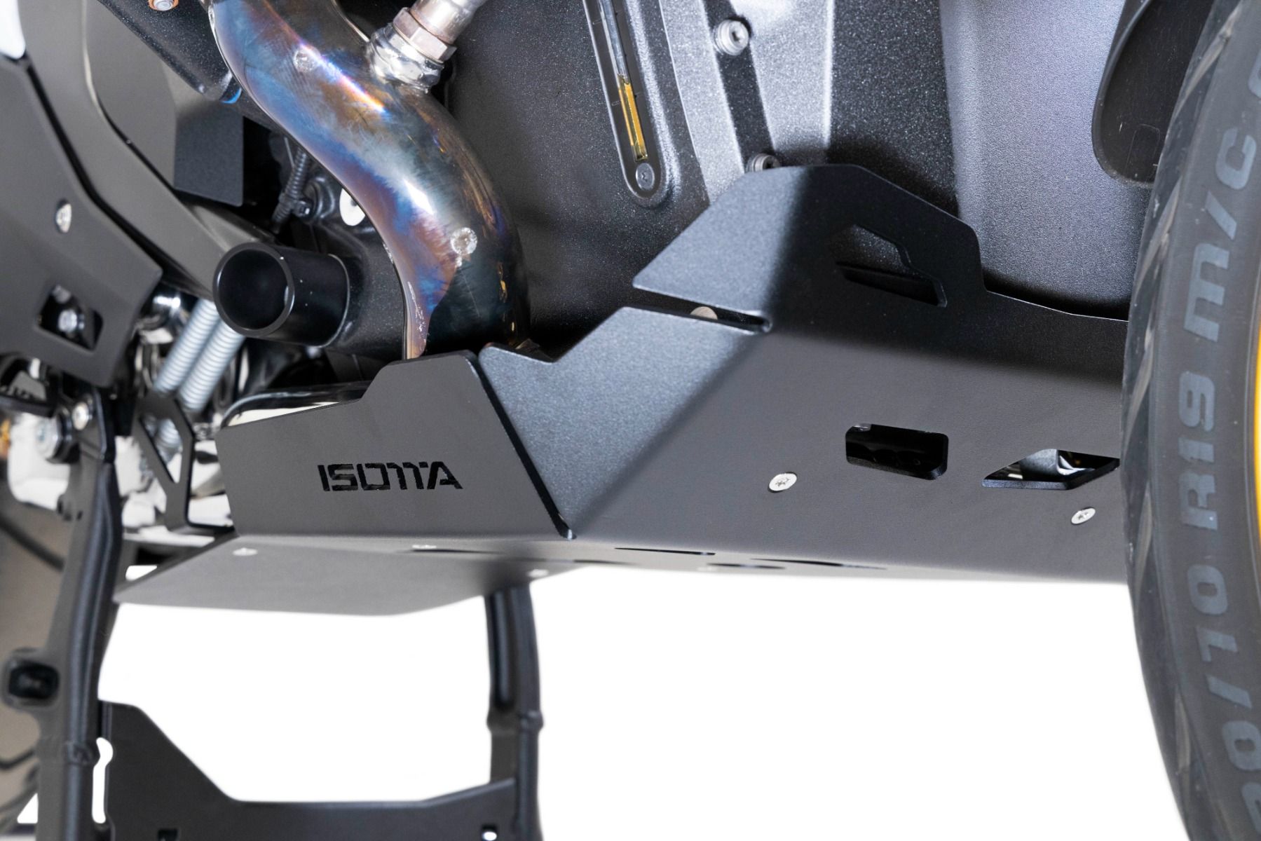 Aluminum engine protection plate for BMW R 1300 GS, black