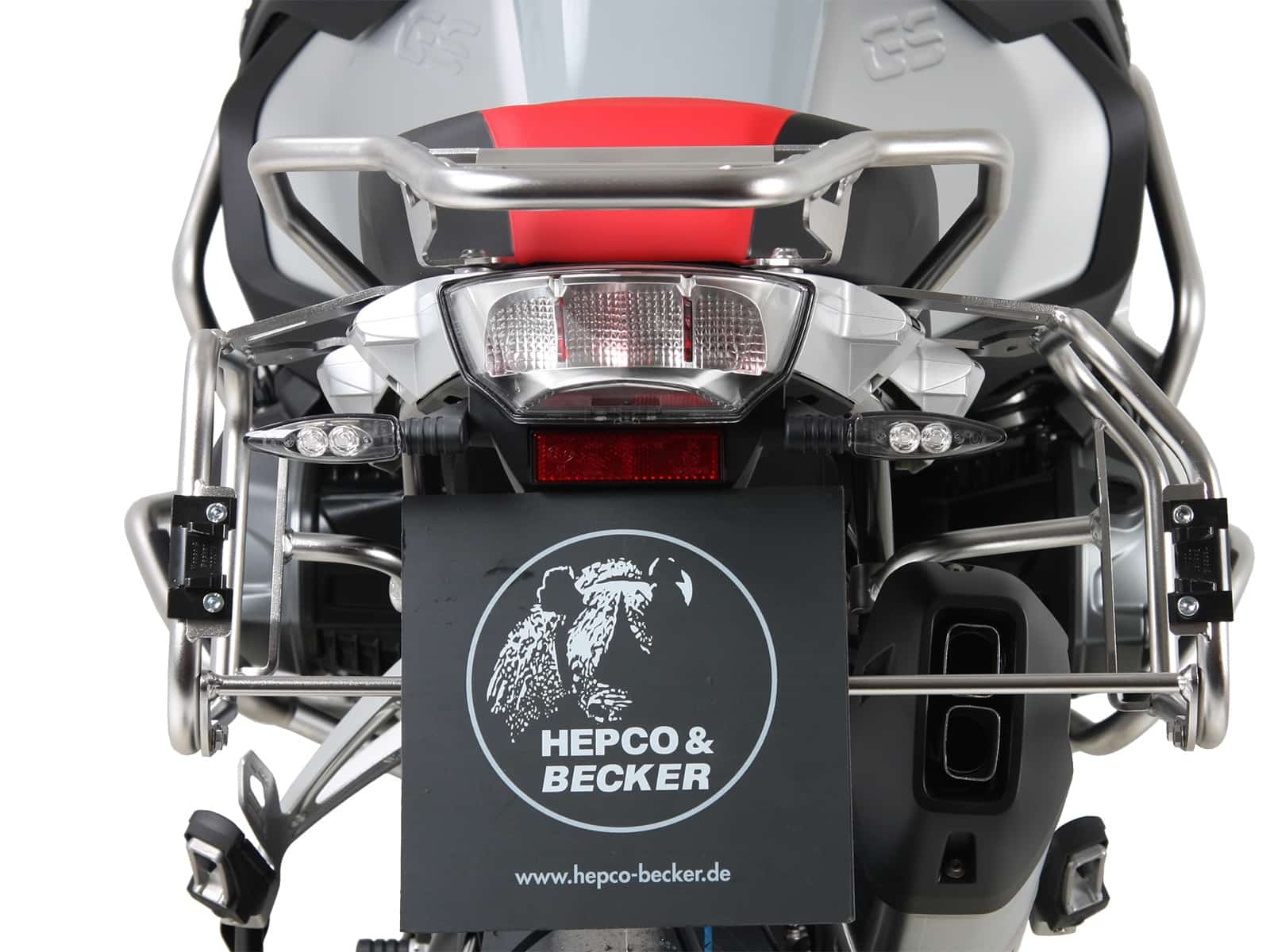 Case carrier set Cutout carrier incl. case set Xplorer Cutout black for BMW R 1250 GS Adventure