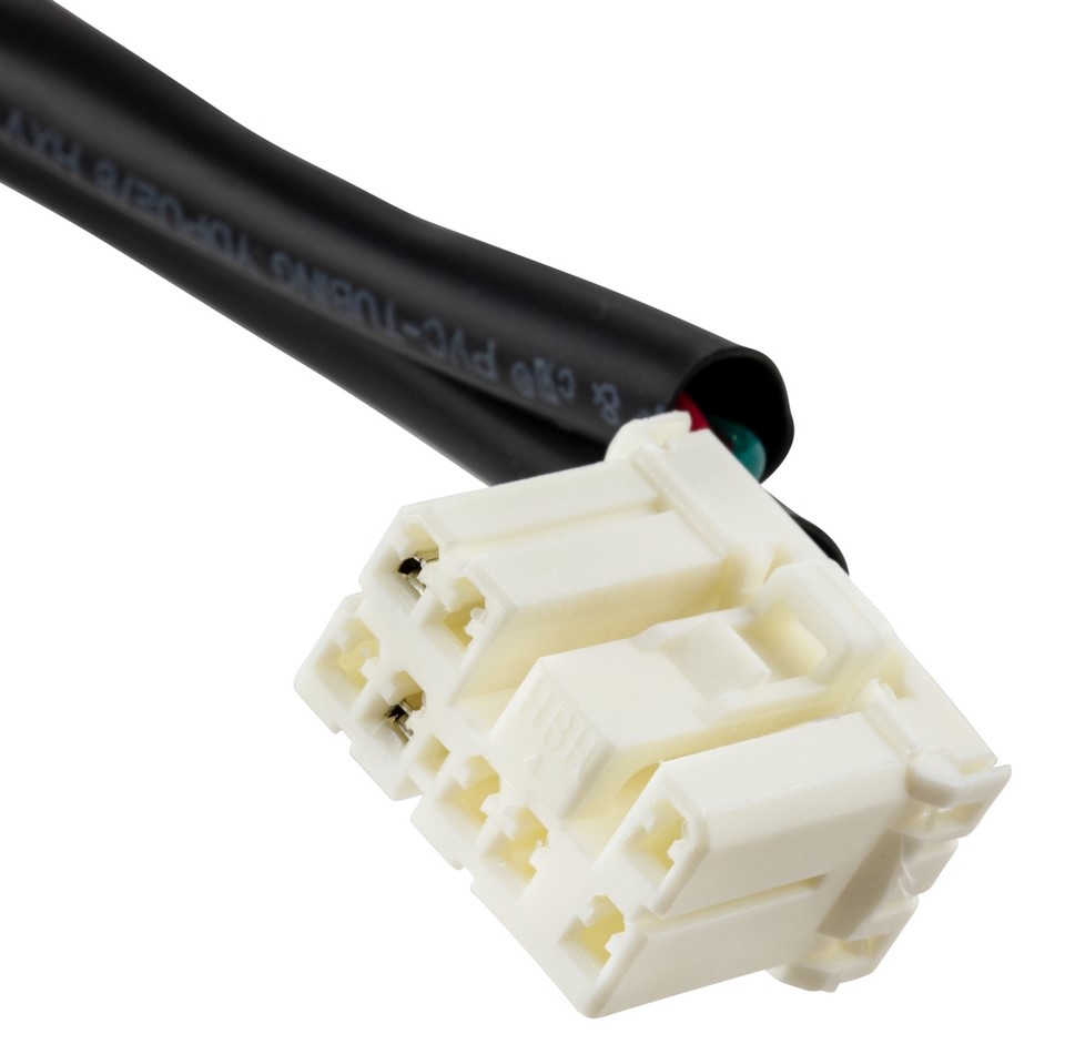 Luggage compartment cover left with USB connection for Vespa GTS/​GTS Super/​GTV/​GT, black