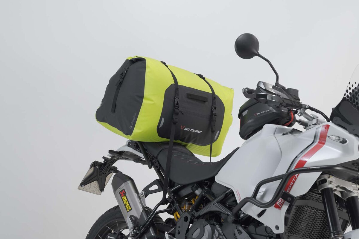 SW-Motech Drybag 600 rear bag for Triumph Tiger 1200 models (22-), signal yellow - SW Motech