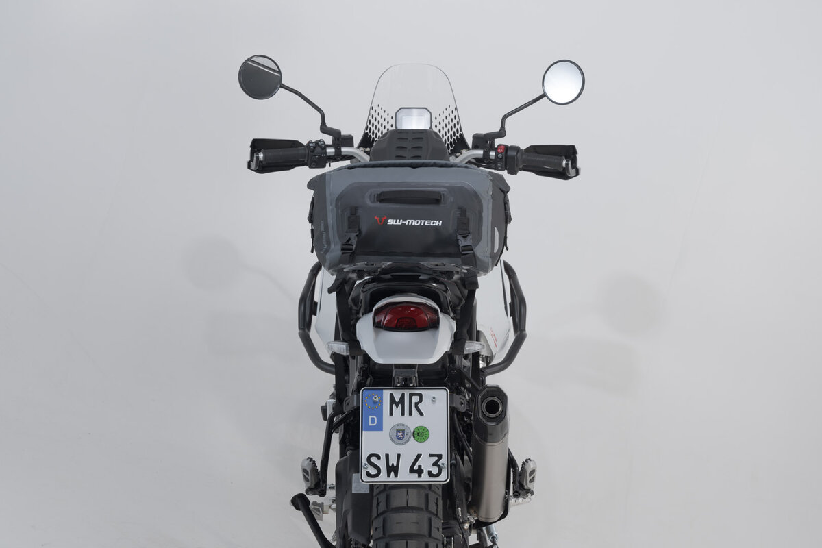 Drybag 180 rear bag for Moto Guzzi Norge 1200 /GT, black / gray - SW Motech