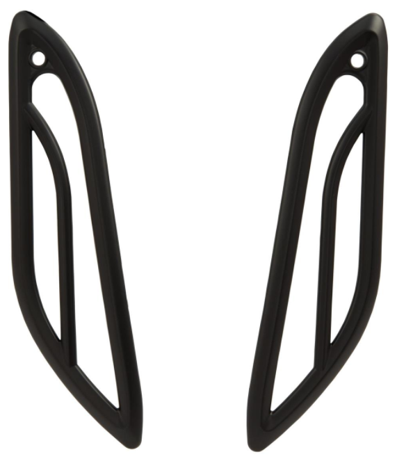 Turn signal grille right/left, rear for Vespa Primavera/Sprint 50-150cc 2T/4T AC, black matt