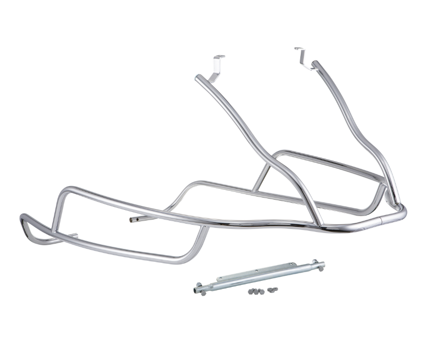 Crash bar side hood rear for Vespa GTS /GTS Super /GTV /GT 60, 125-300ccm, chrome