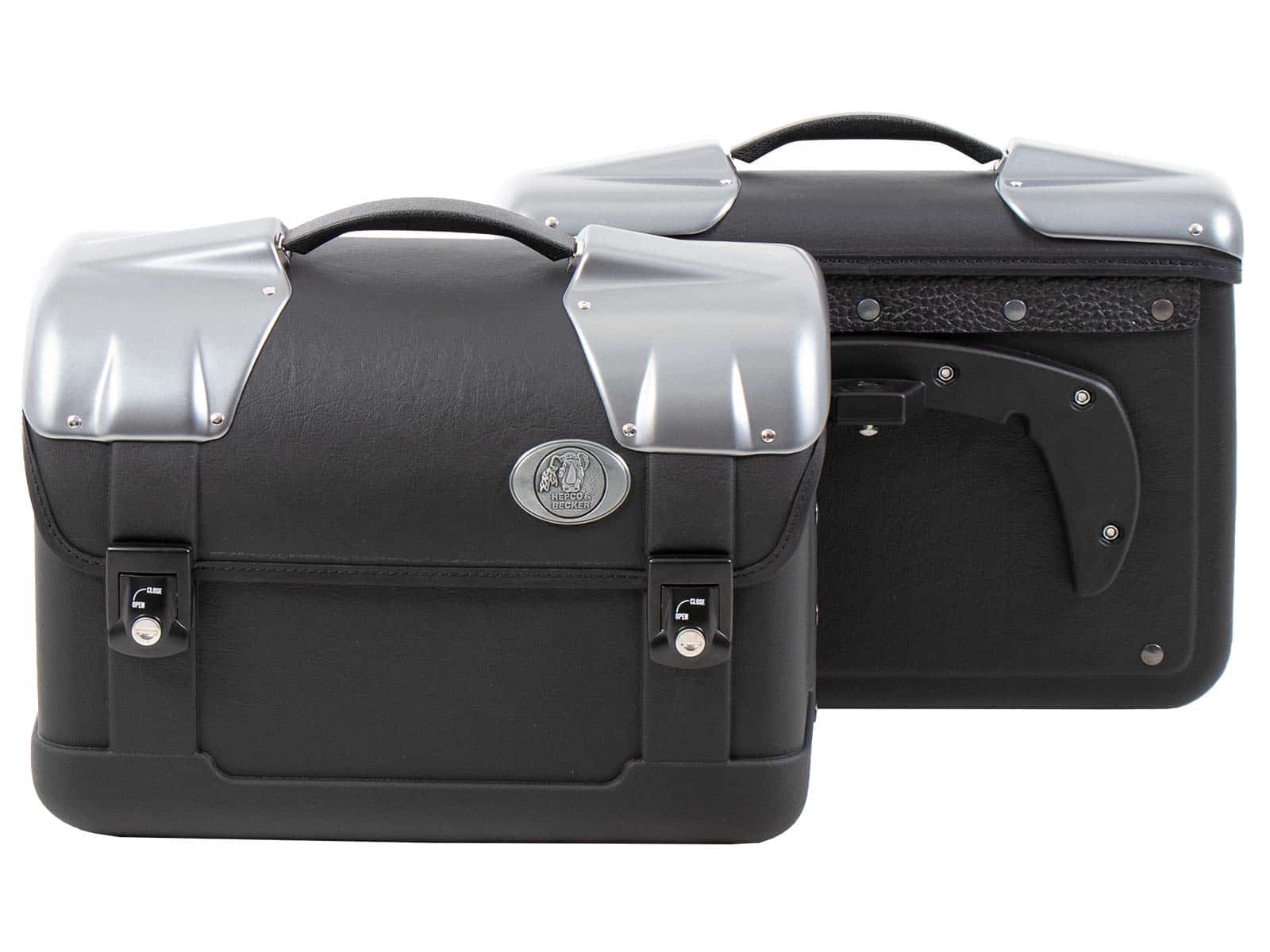 Side case set Strayker 16L for C-Bow holder Hepco & Becker
