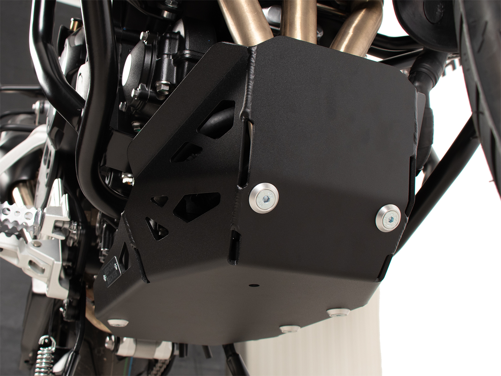 Engine protection plate black for Triumph Tiger 900 Rally Pro (24-) Hepco & Becker