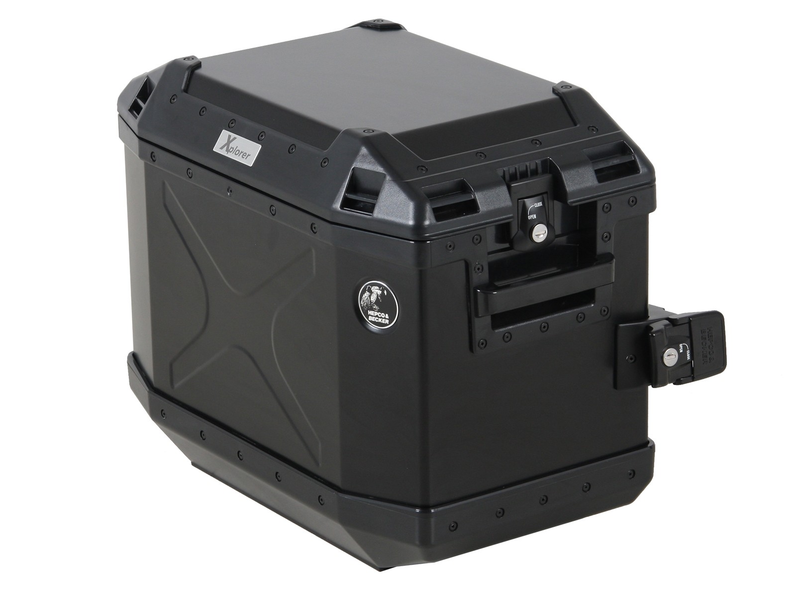 Side case Alu Xplorer 40 black Hepco & Becker