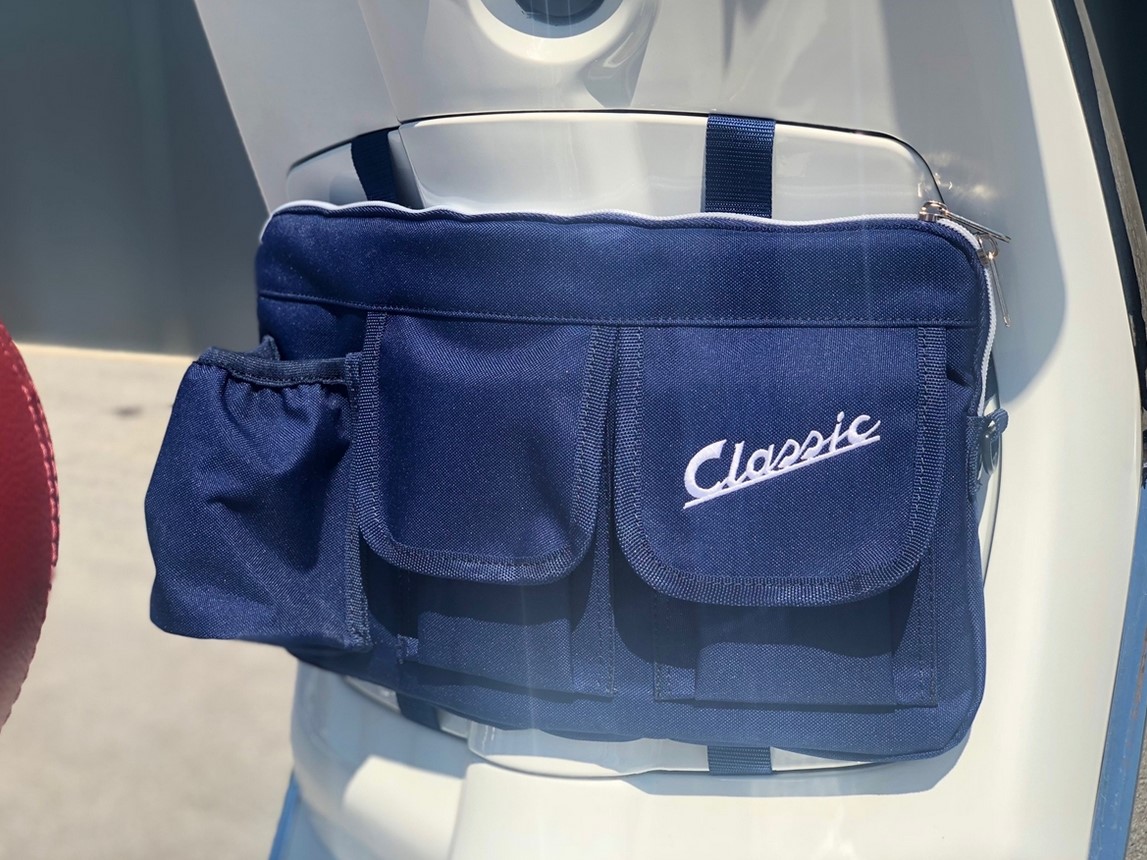 Bag "Classic" for luggage compartment / glove box Vespa - blue, nylon