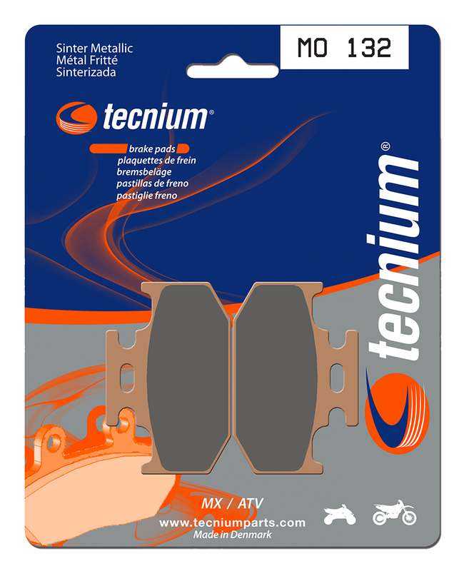 Tecnium MX/ATV sintered metal brake pads - MO132
