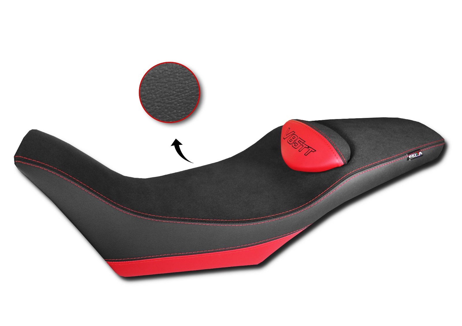 Seat cover Comfort made of 3D fiber for Moto Guzzi V 85 TT (19-23)
