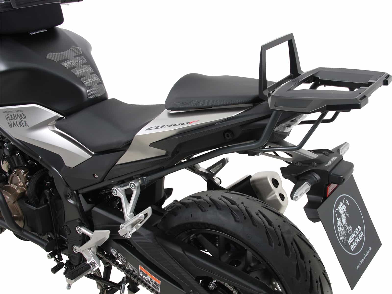 Alurack top case carrier for Honda CB 500 Hornet (24-) Hepco & Becker