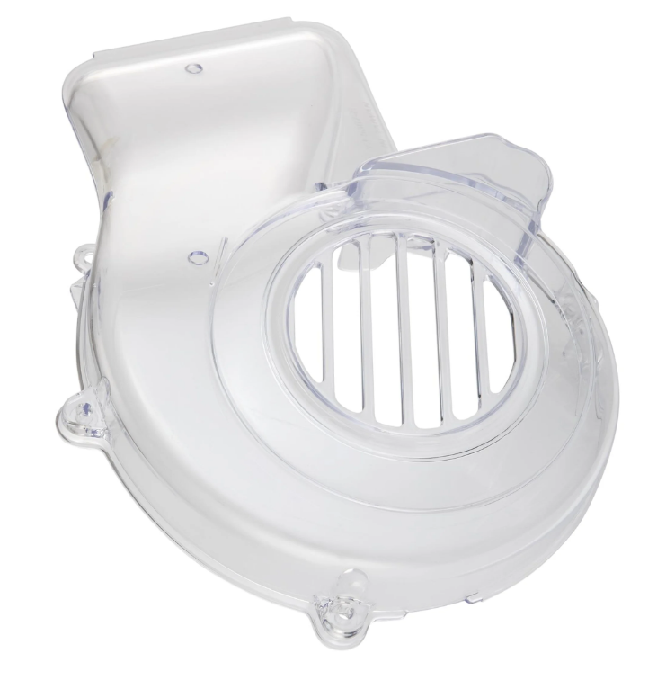 Fan wheel cover for Vespa Primavera/Sprint 3V i.e. 125/150cc 4T AC, transparent