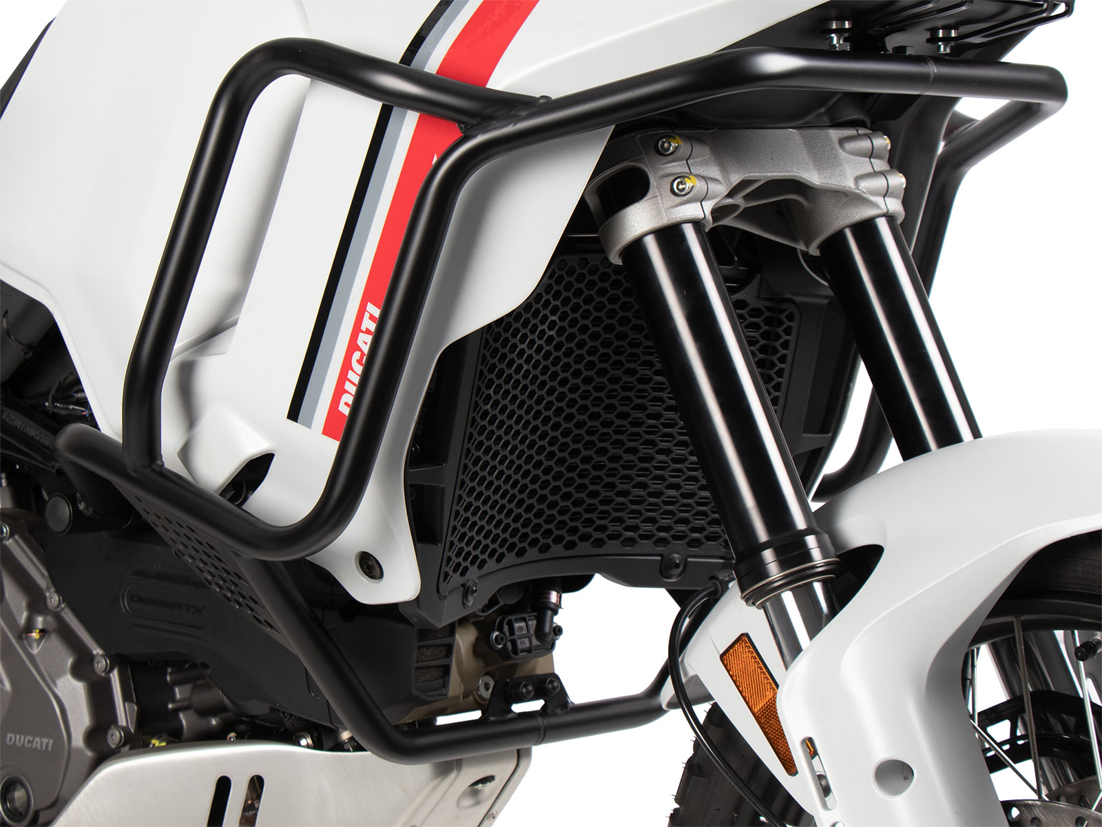 Tank protection bar black for Ducati Desert X Rally (24-) Hepco & Becker