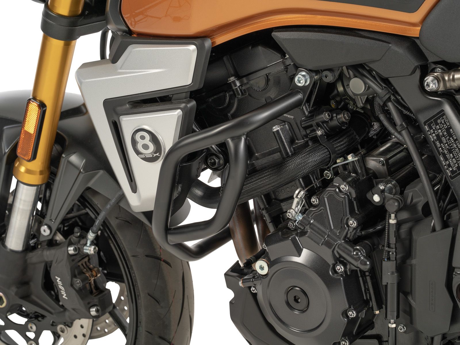 Engine guard black for Suzuki GSX-8T (25-) Hepco & Becker