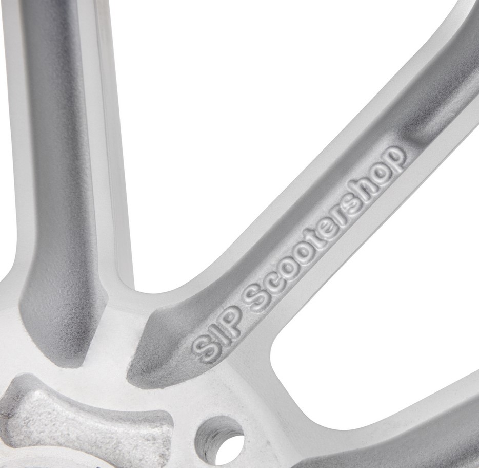 Rim front/rear 12" for Vespa GTS/GTS Super/GTV/GT 60/GT/GT L 125-300ccm, silver