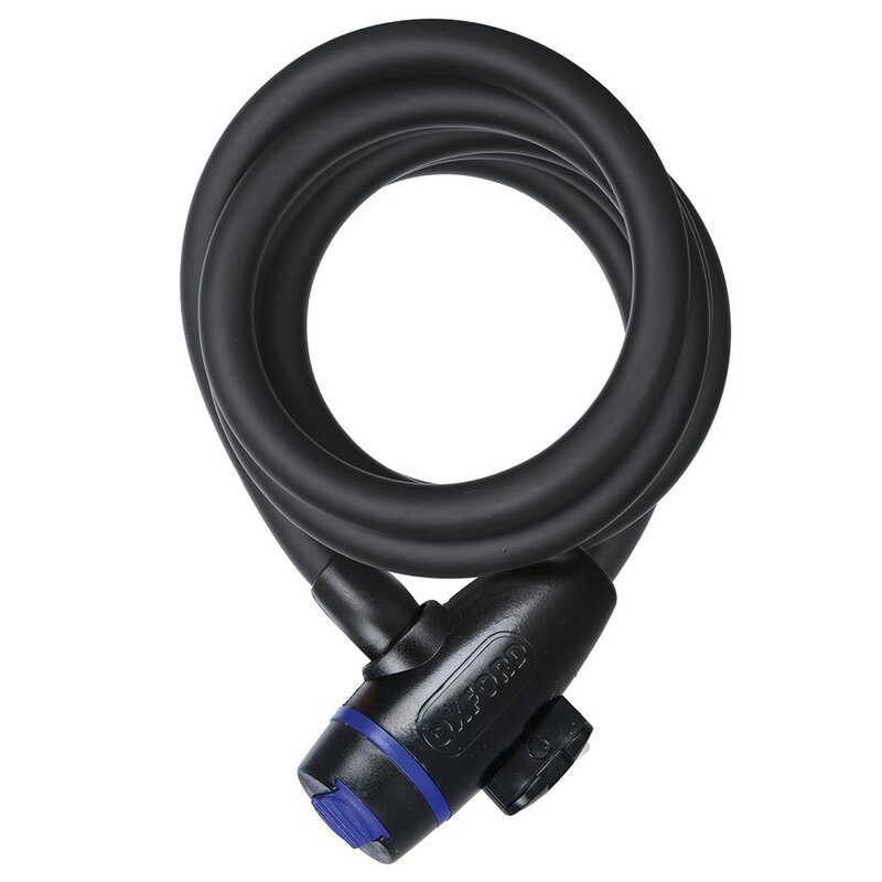 Oxford spiral lock 12x1800mm