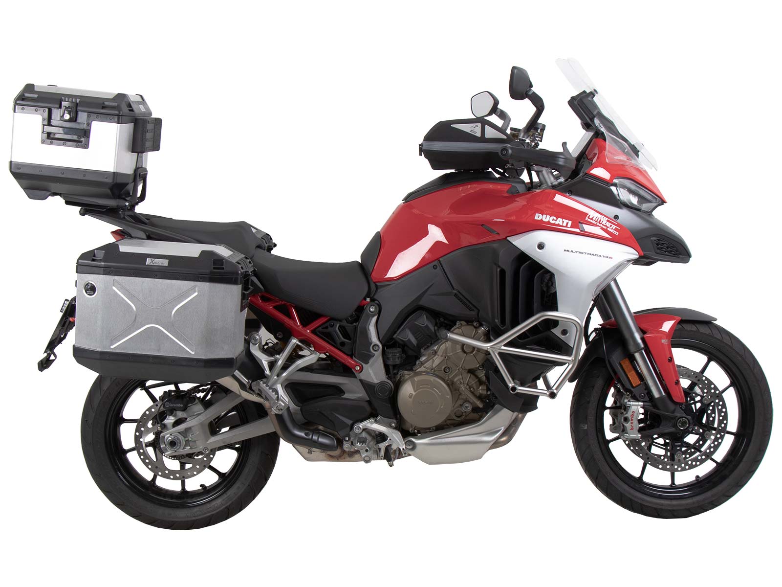 Alurack top case carrier for Ducati Multistrada V4/S/S Sport/Pikes Peak (21-24) /Rally (23-24)