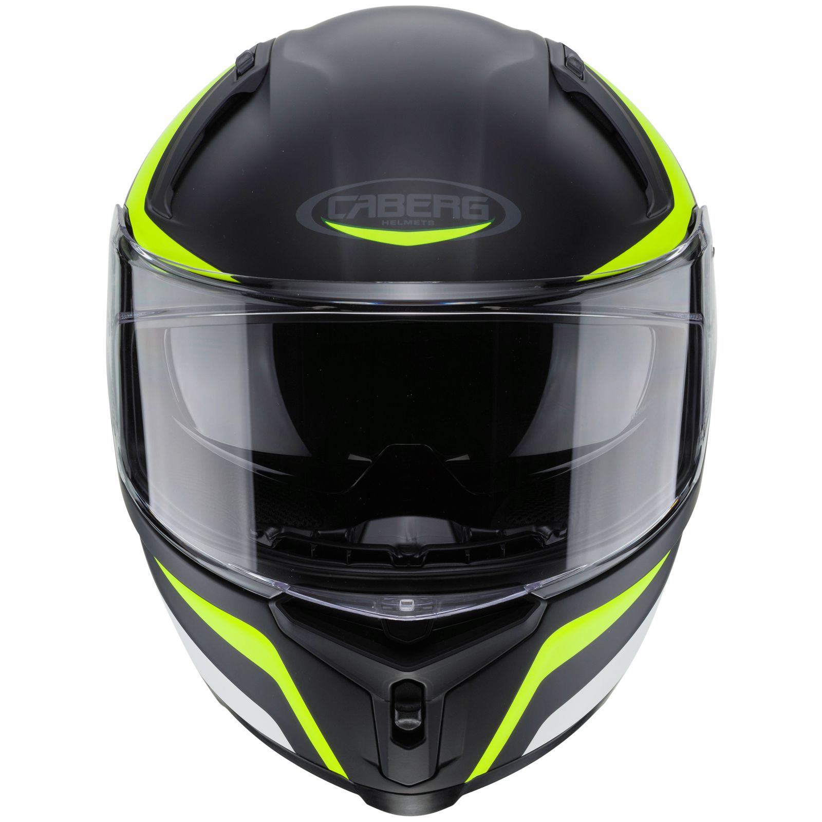 Caberg Helmet Avalon Blast, matte black / white fluo yellow