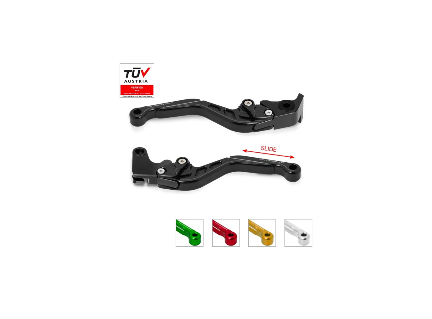 Barracuda brake and clutch lever set for Honda Hornet 600 / Hornet 900 / NC700S / NC700X / NC750S