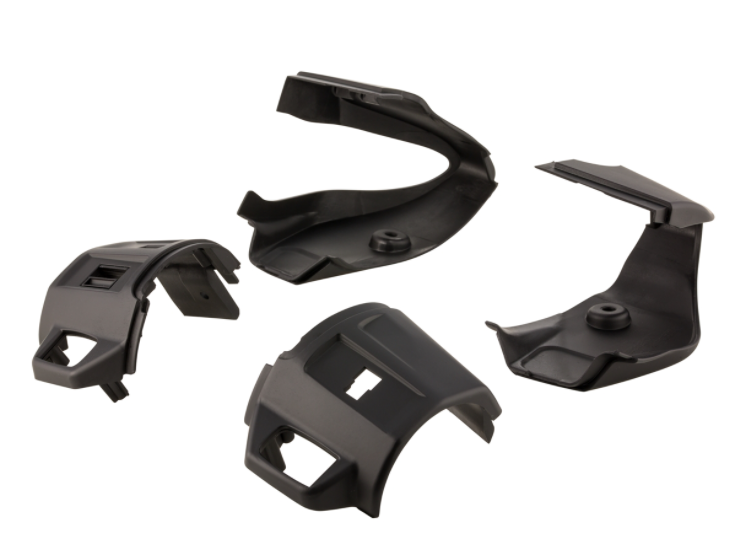 Cover switch unit, right/left, front/rear for Vespa Primavera/Sprint, black matt