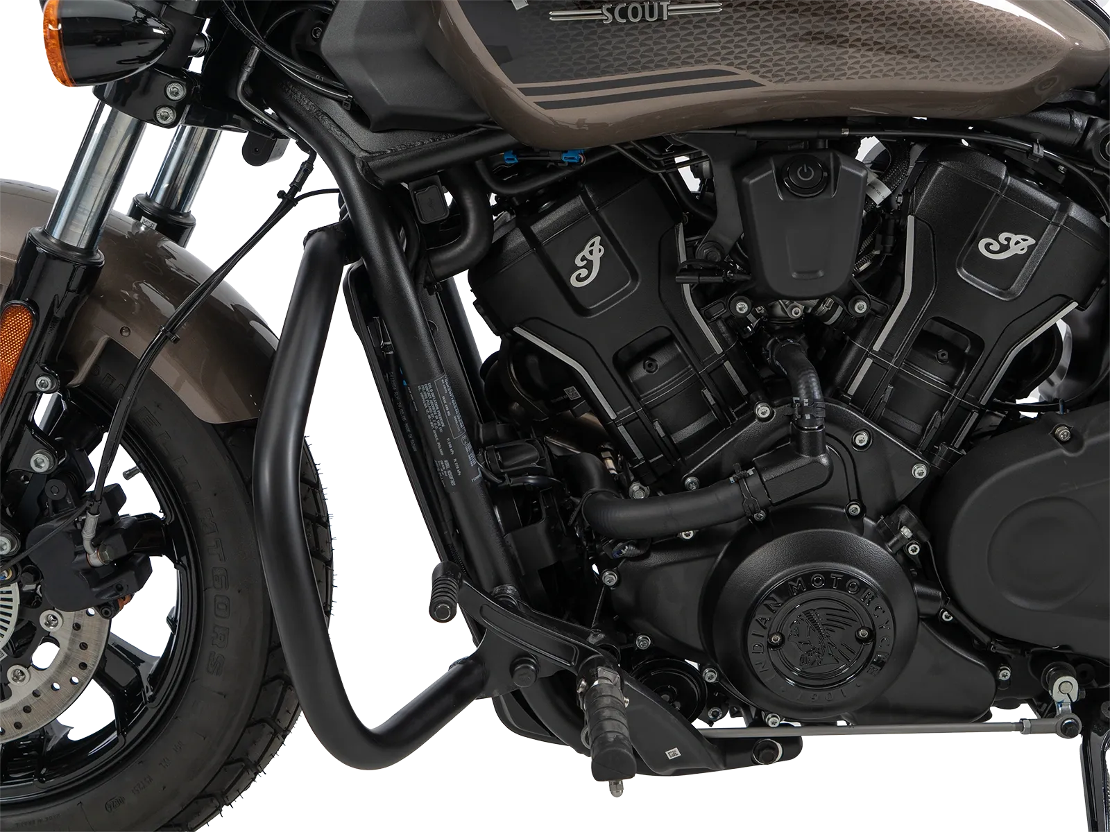 Engine guard black for Indian Scout Bobber 1250 (25-) Hepco & Becker