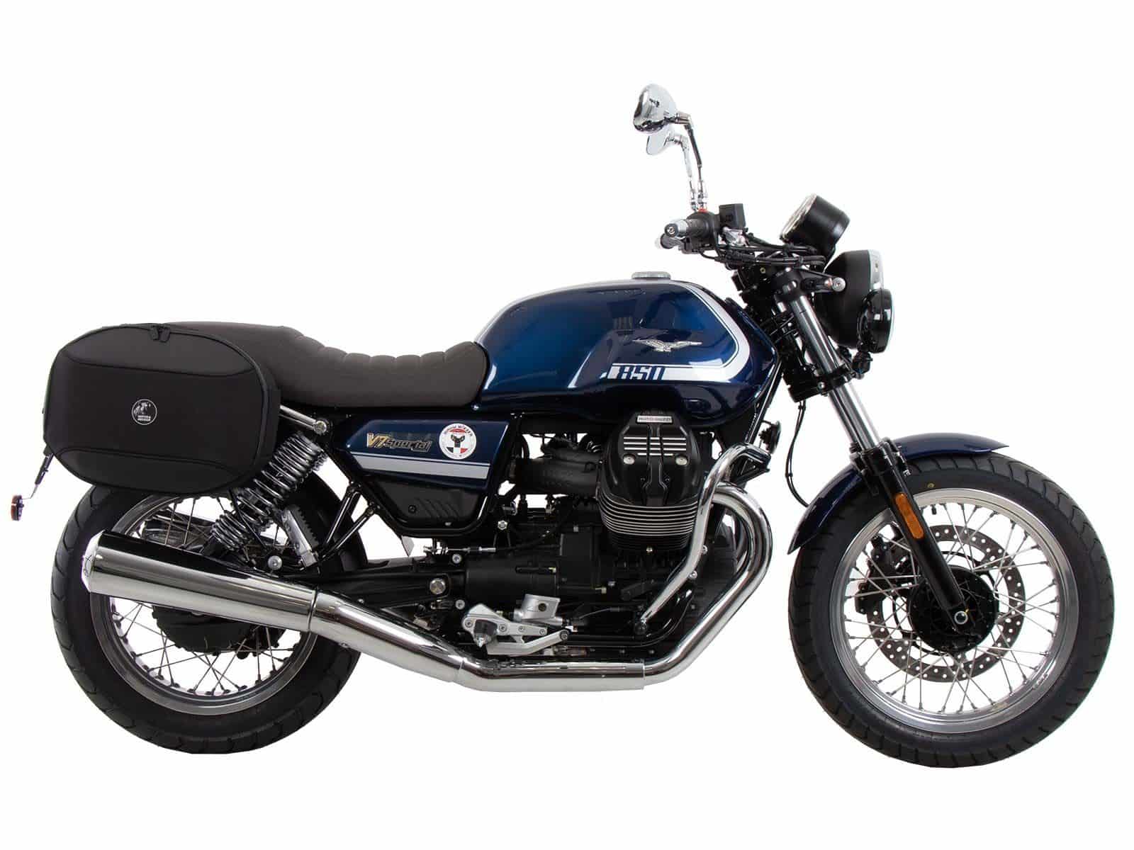 C-Bow side carrier chrome for Moto Guzzi V7 850 Special (25- ) Hepco & Becker