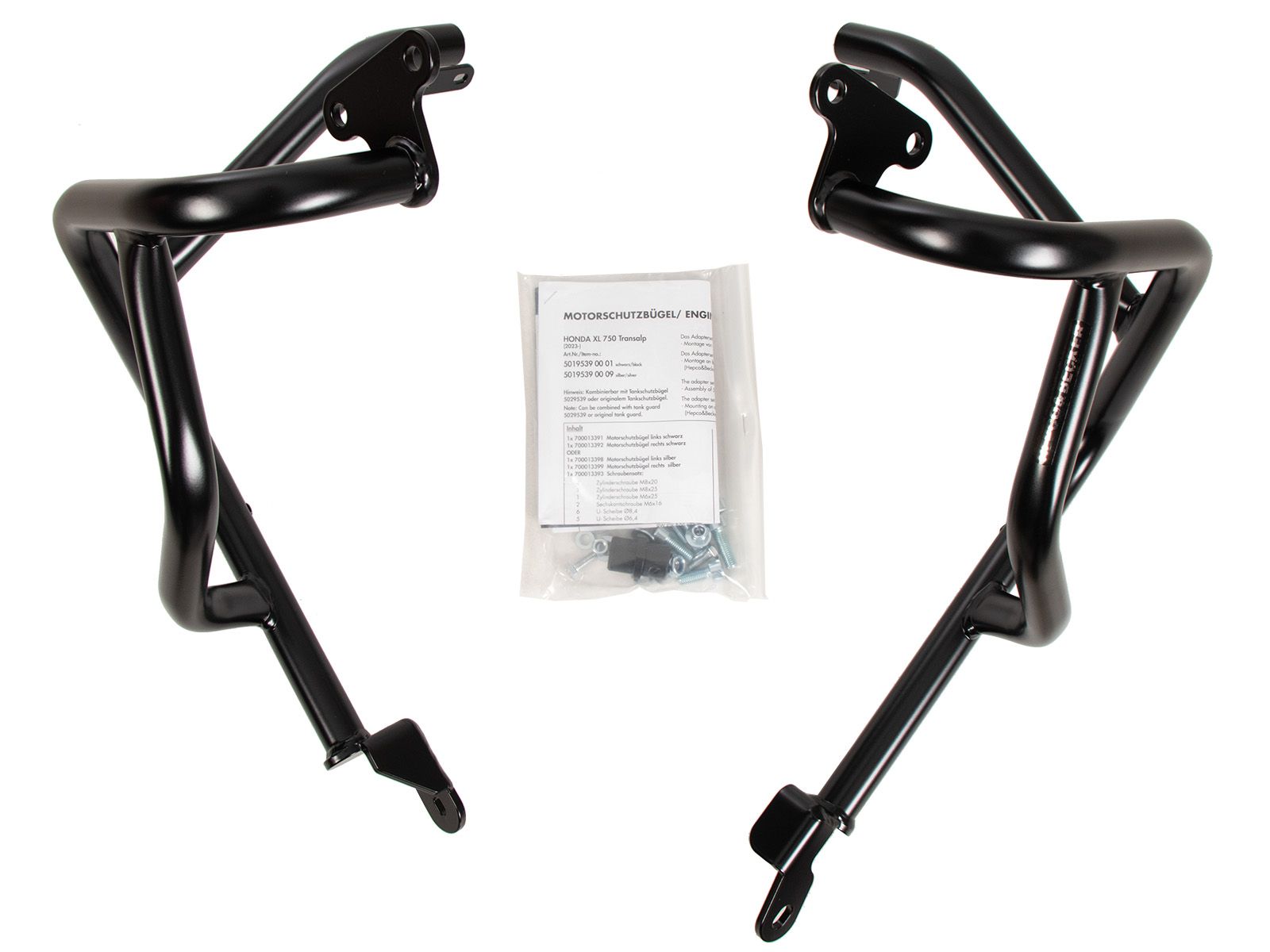 Engine guard black for Honda XL 750 Transalp (25- ) Hepco & Becker