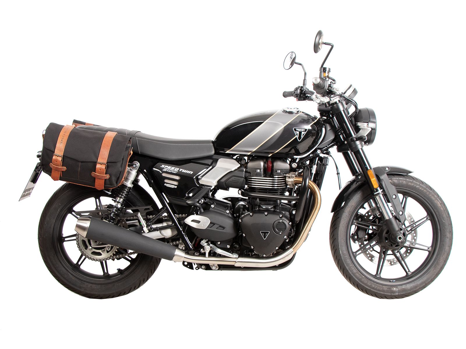 C-Bow side carrier black for Triumph Speed Twin 900 (25-) Hepco & Becker