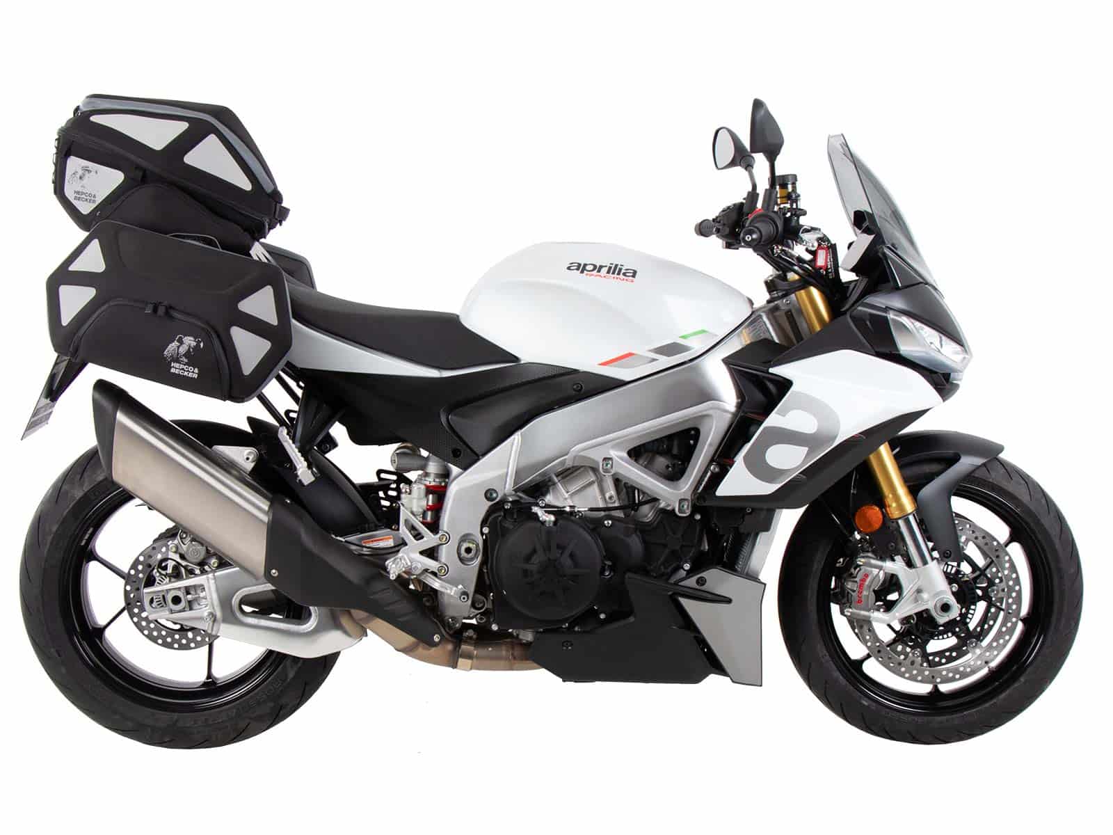 C-Bow side carrier black for Aprilia Tuono V4 (21-24) Hepco & Becker