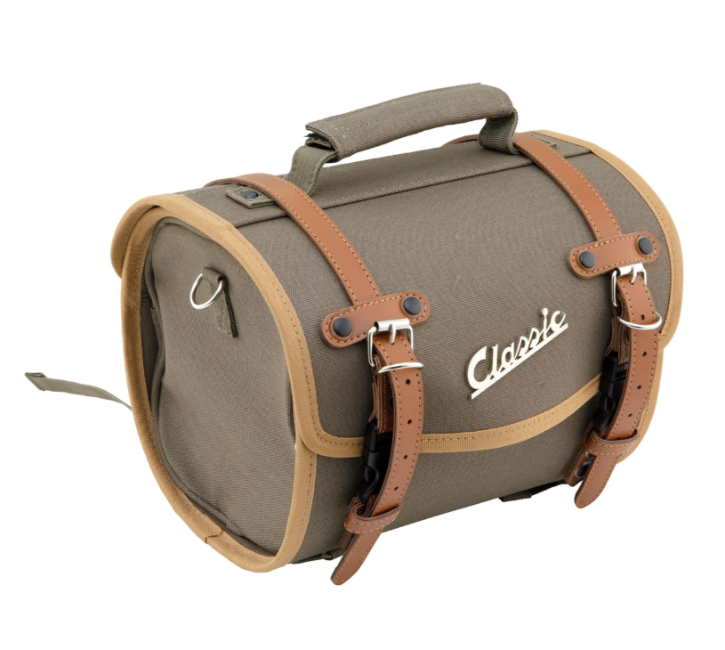 Bag "Classic" small for Vespa, canvas, olive