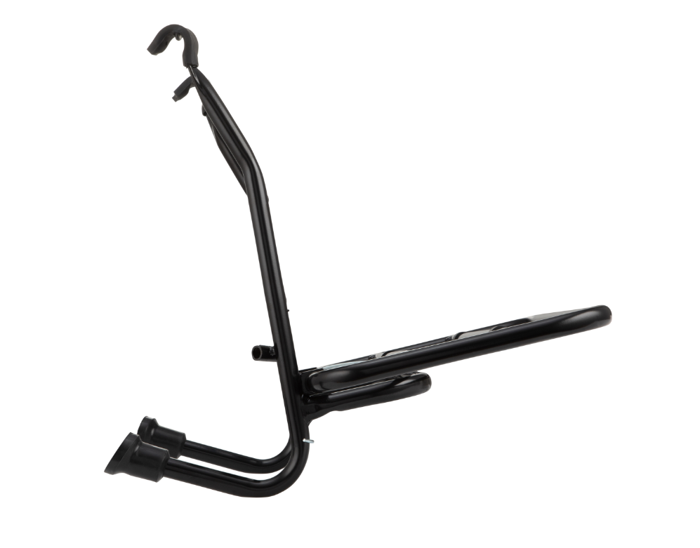 Luggage rack front for Vespa PX 80-200cc, foldable, black