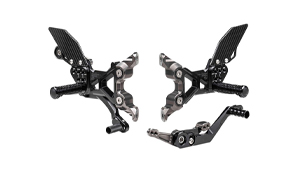 Footrests & foot lever
