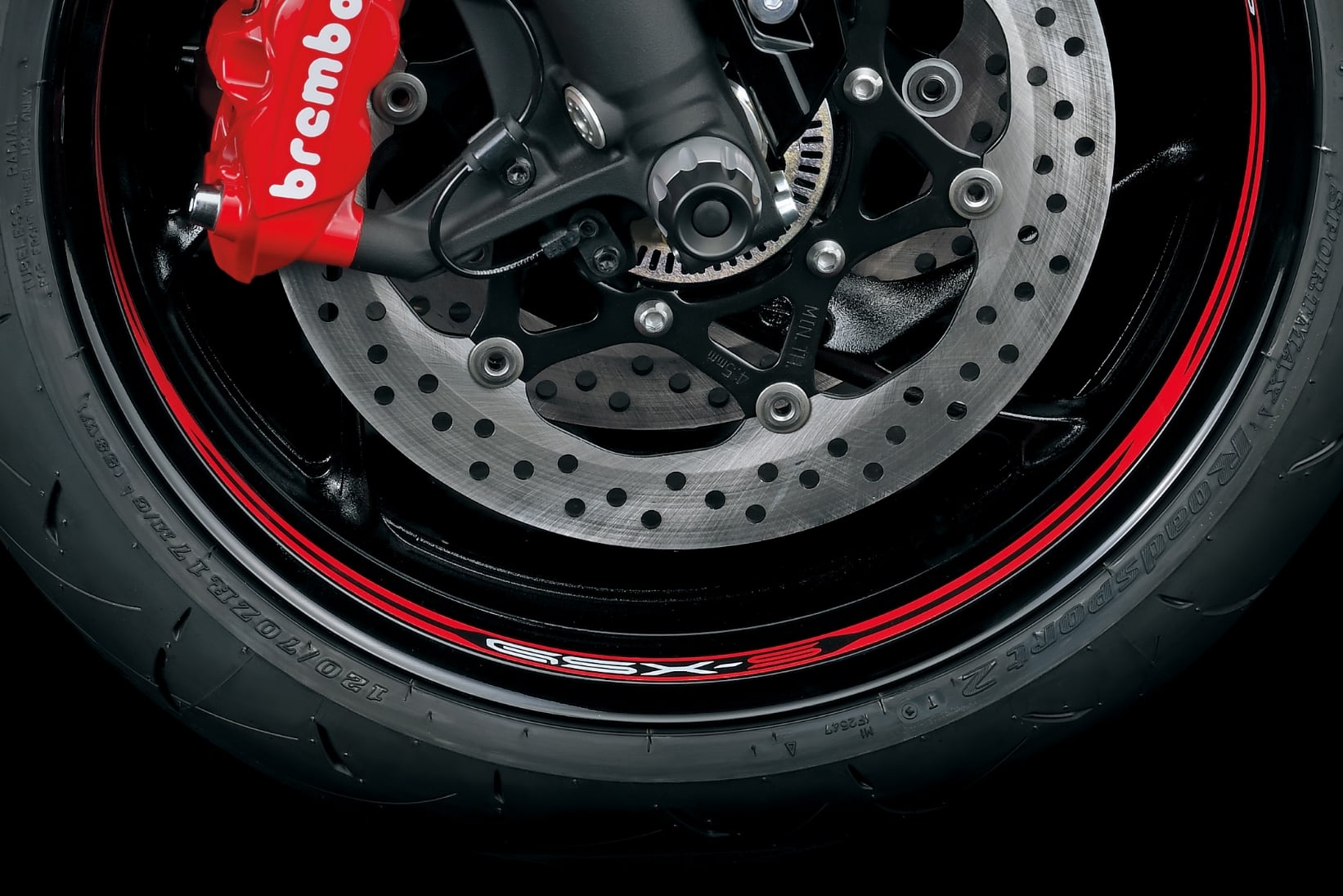 Rim bed decoration red for Suzuki GSX-S 1000 GX (24-) Original