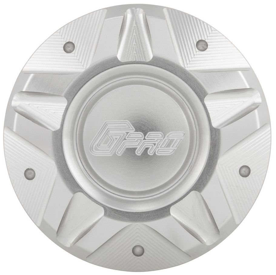 Dust cap rim front MK I for Vespa, silver